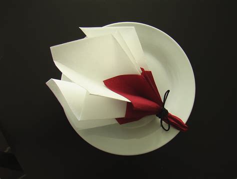 Pliage De Serviette En Papier Facile Fleur Pliage de serviette en papier fleur de lotus - LaBelleAdresse - YouTube